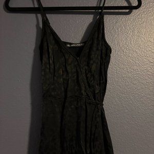 Black Cheetah Print Abercrombie & Fitch Dress